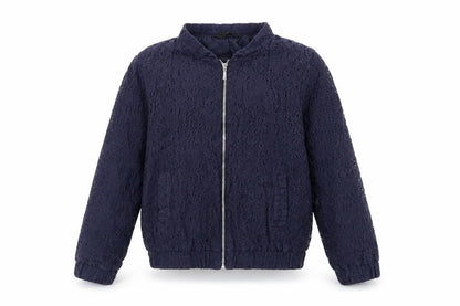 George Girls Blue Floral  Jacket  Size 9-10 Years