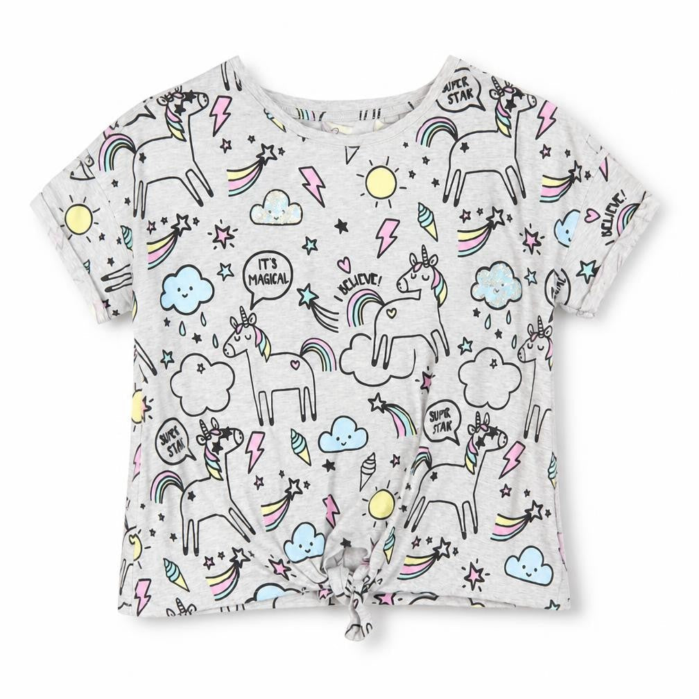 Next Girls Grey   Wrap Polo Size 9 Years