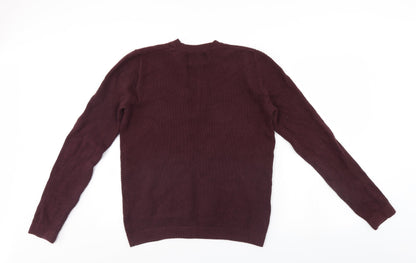 Topman Mens Purple   Pullover Jumper Size M