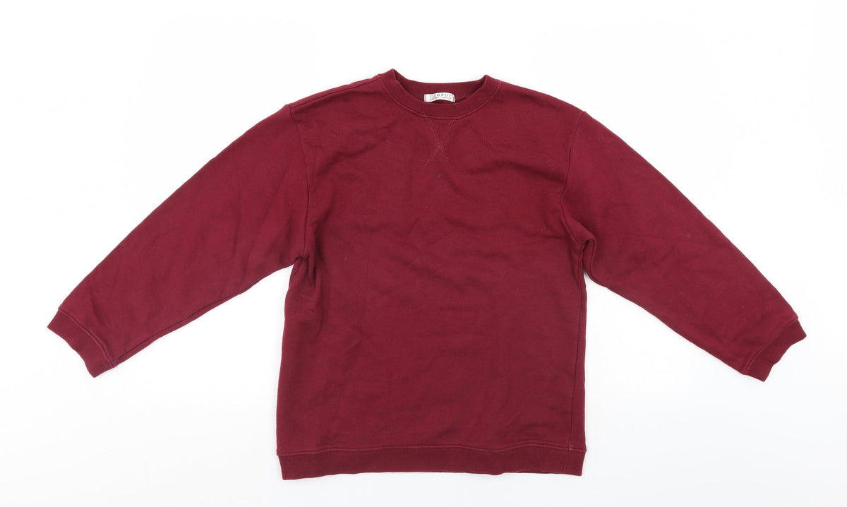 George Boys Red   Pullover Sweatshirt Size 11-12 Years