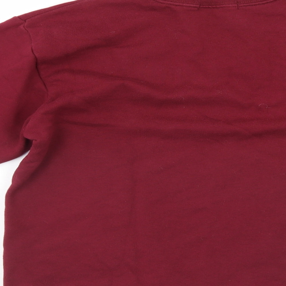 George Boys Red   Pullover Sweatshirt Size 11-12 Years
