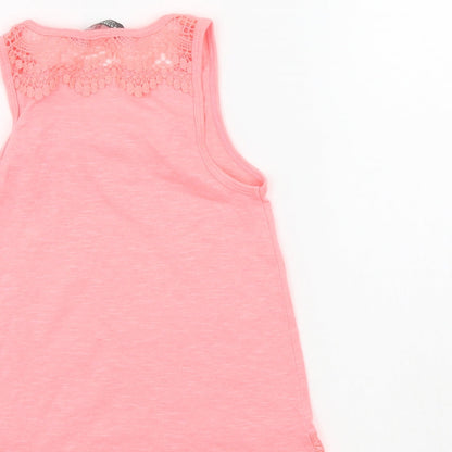Primark Girls Pink   Basic Tank Size 7-8 Years