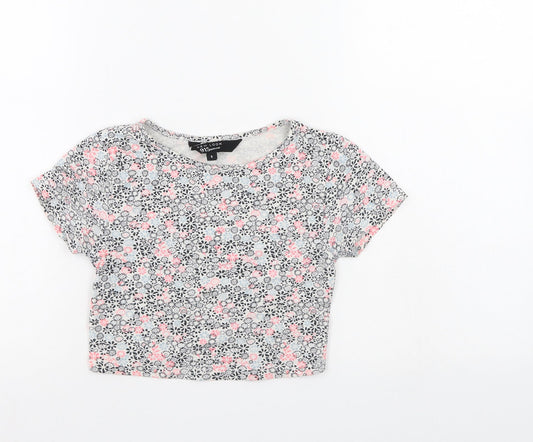 New Look Girls Multicoloured Floral  Camisole T-Shirt Size 9 Years