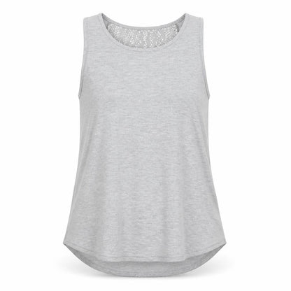 Womens UK Size S VERO MODA Grey Basic Tank