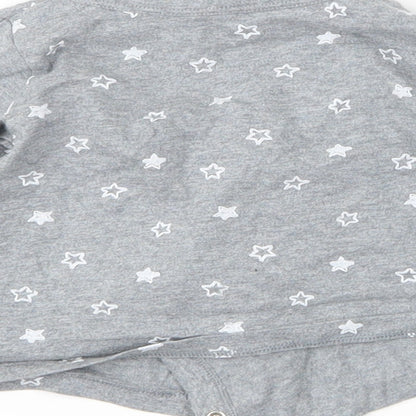 M&S Baby Grey Spotted  Basic T-Shirt Size 3-6 Months