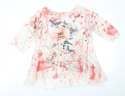 Womens UK Size  Preworn Multicoloured Basic Blouse