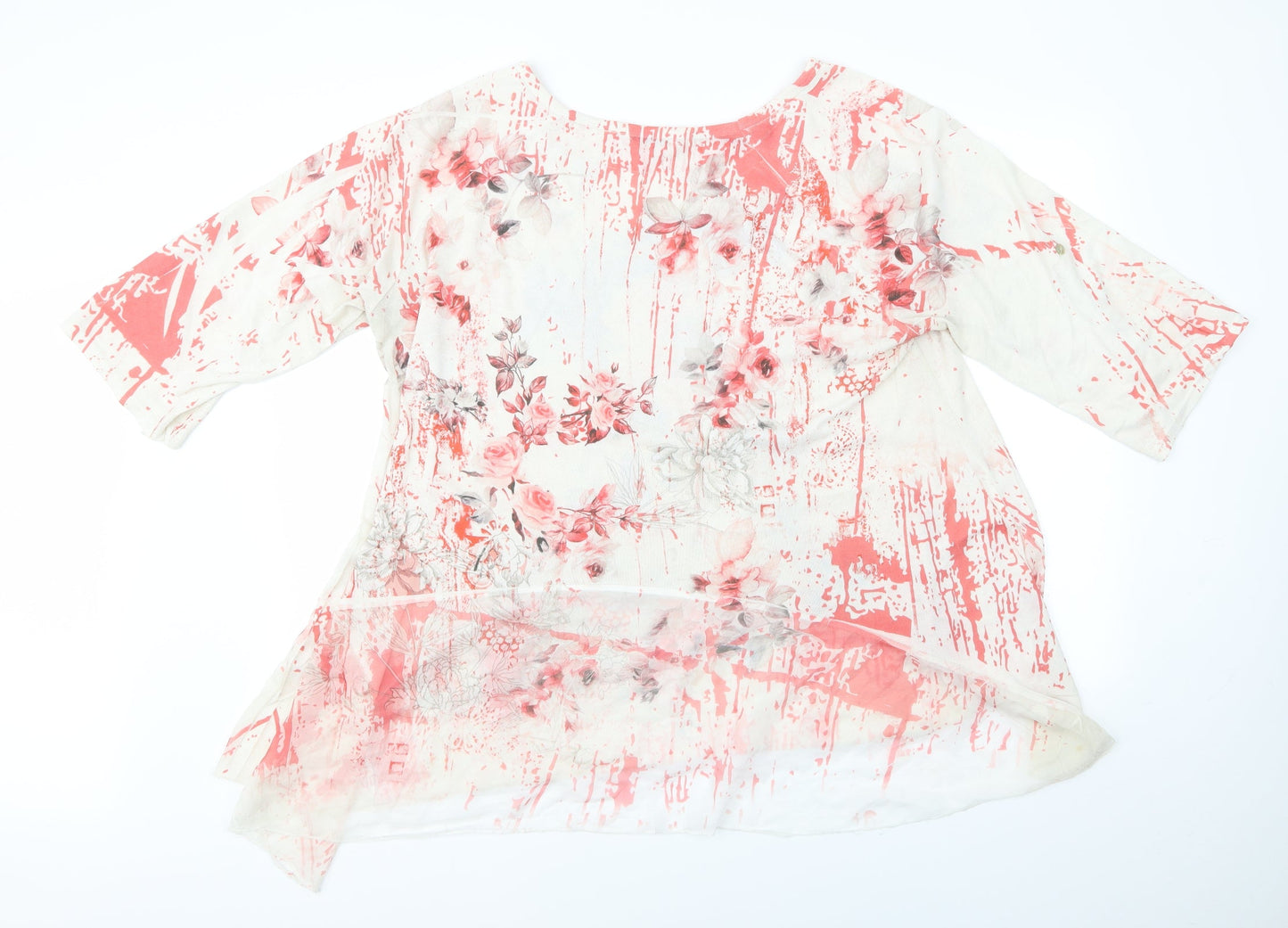 Womens UK Size  Preworn Multicoloured Basic Blouse