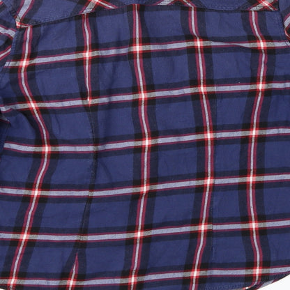 Womens UK Size 8 H&M Purple Basic Button-Up
