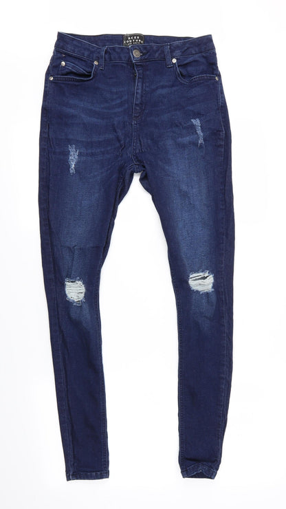 ACES Couture Womens Blue   Straight Jeans Size 32 L32 in