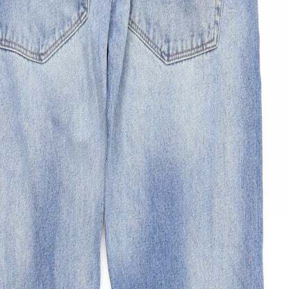 Mens UK Size 23 in Preworn Regular Fit Straight Blue Jeans