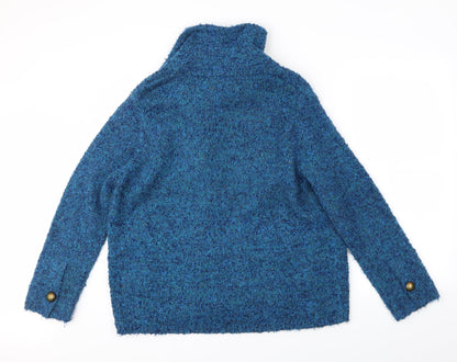 CasualComfort Womens Blue   Overcoat Coat Size 16