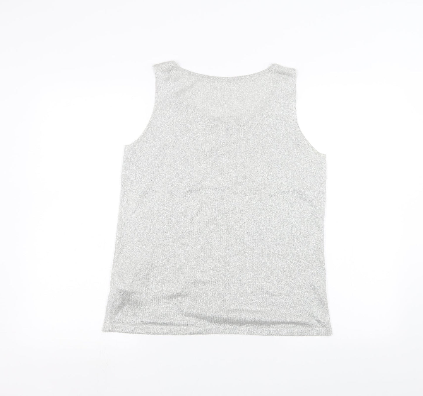 Womens UK Size 12 Marks and Spencer Grey Basic T-Shirt