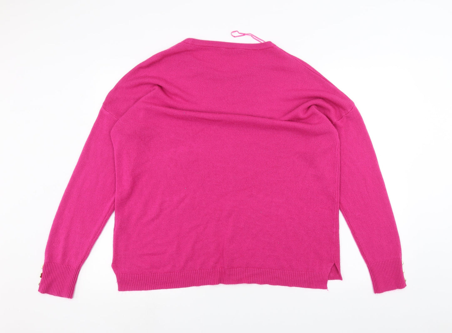 Womens UK Size 22 PEP&co Pink Pullover Jumper