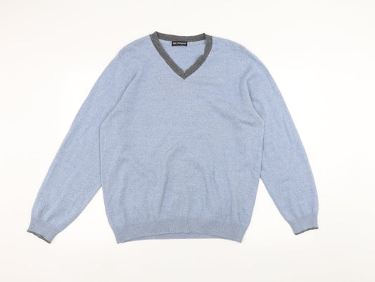 Marks and Spencer Mens Blue   Pullover Jumper Size L