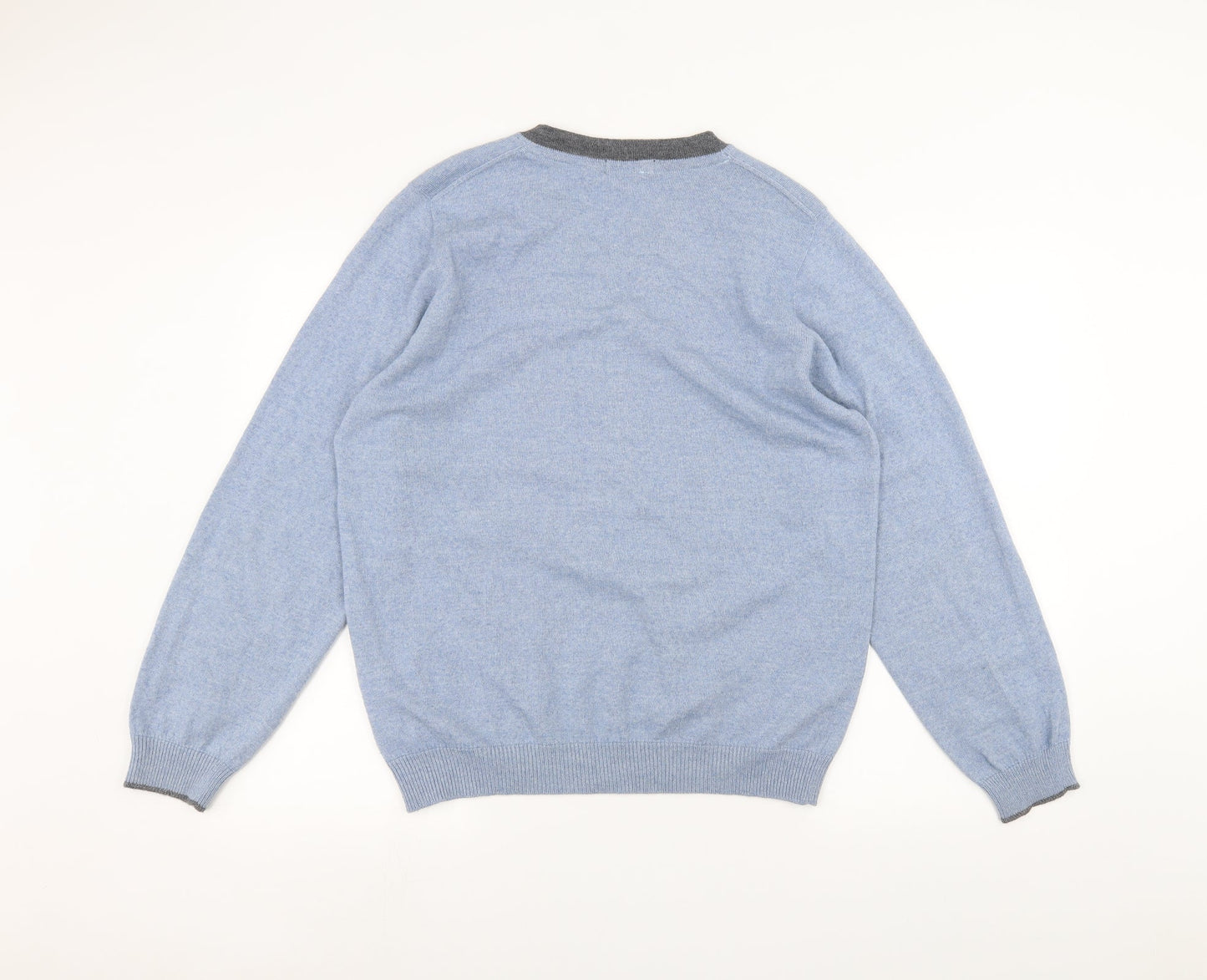 Marks and Spencer Mens Blue   Pullover Jumper Size L