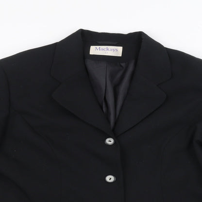 mackays Womens Black   Jacket  Size 12