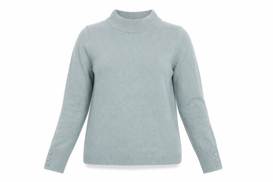 Womens UK Size S Mia Moda Green Pullover Jumper