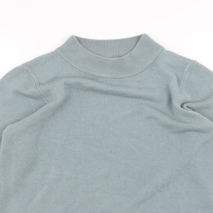 Womens UK Size S Mia Moda Green Pullover Jumper