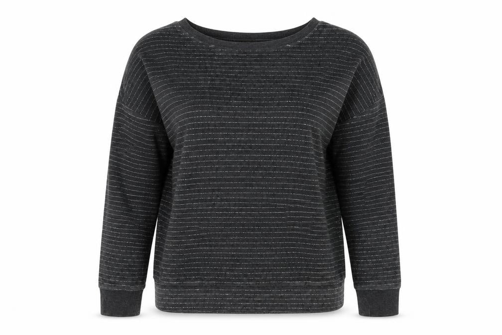 Marks & Spencer Womens Black Striped  Pullover Jumper Size 10