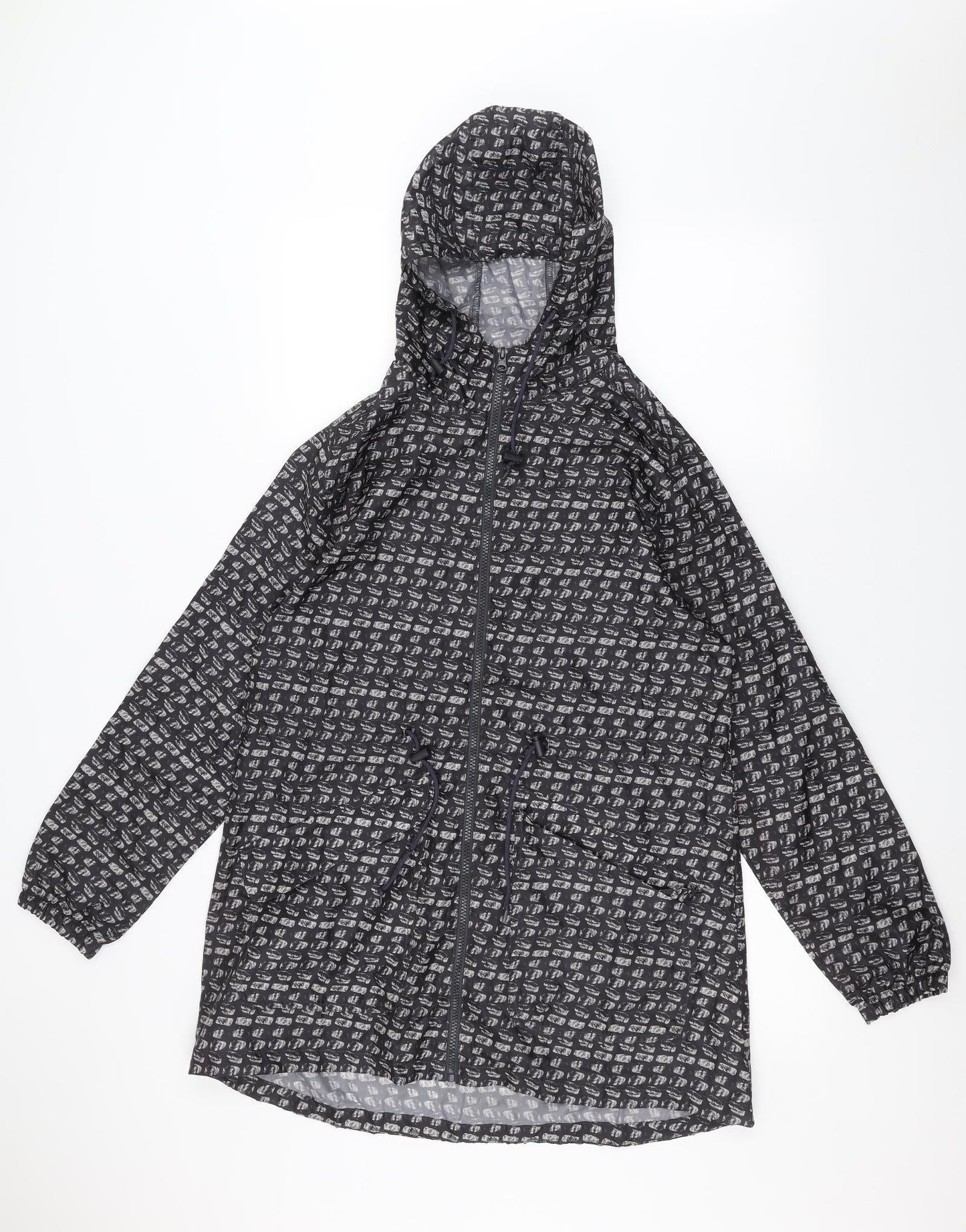 urban essentials Womens Black   Windbreaker Coat Size S