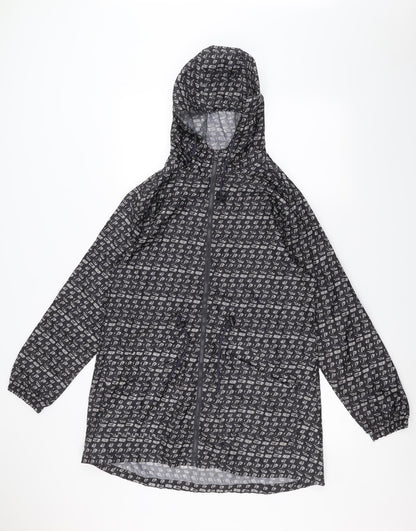 urban essentials Womens Black   Windbreaker Coat Size S