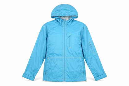 Womens UK Size M Reflections Blue Rain Coat