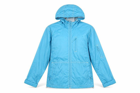 Womens UK Size M Reflections Blue Rain Coat