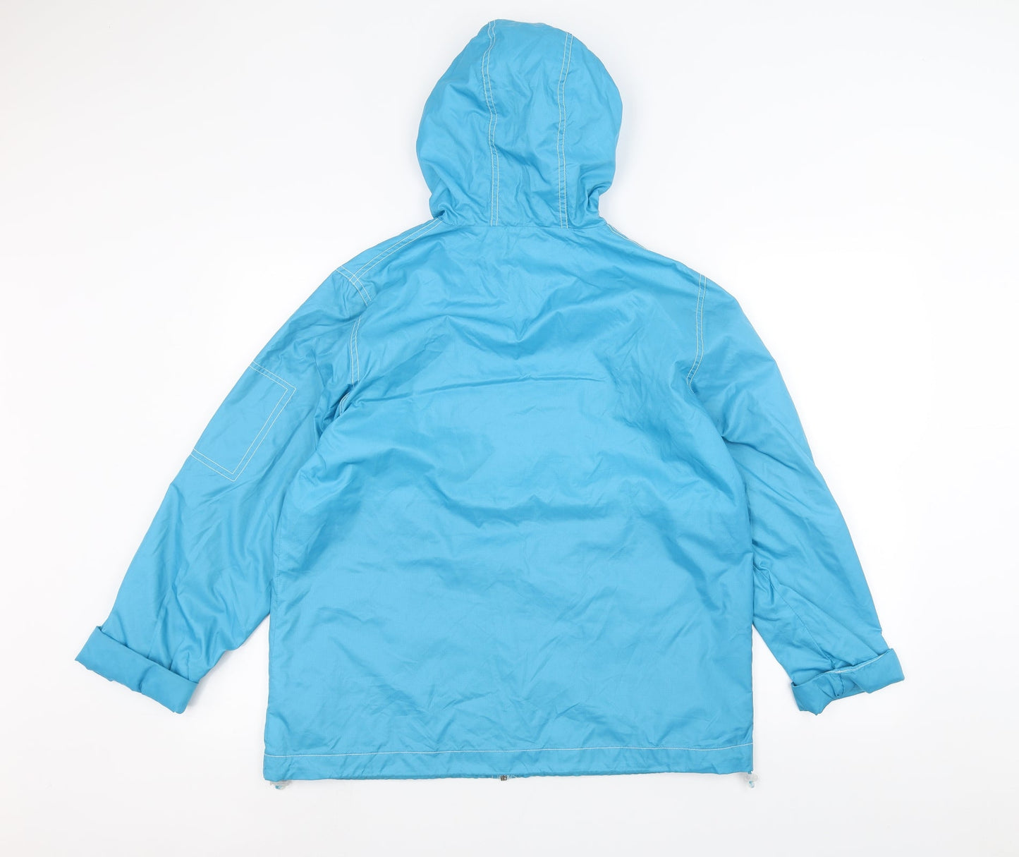 Womens UK Size M Reflections Blue Rain Coat