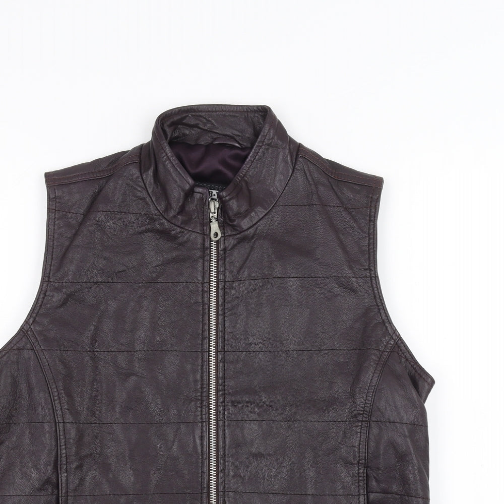 b.young Womens Purple   Jacket  Size S