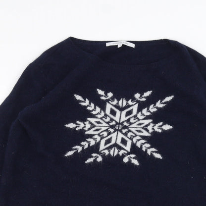 Illustrated People Womens Blue   Pullover Jumper Size S