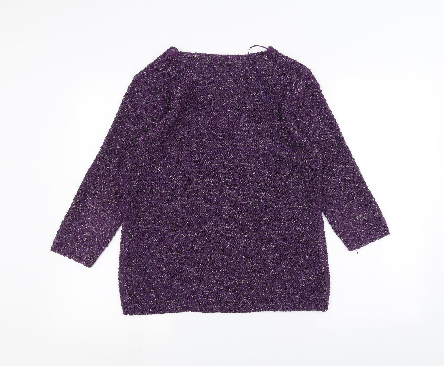 Womens UK Size M BM Purple Pullover Jumper