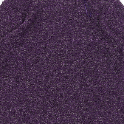 Womens UK Size M BM Purple Pullover Jumper