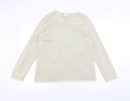 Womens UK Size 16 Papaya Brown Pullover Jumper