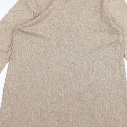 FLAM Mode Womens Brown   Pullover Jumper Size M