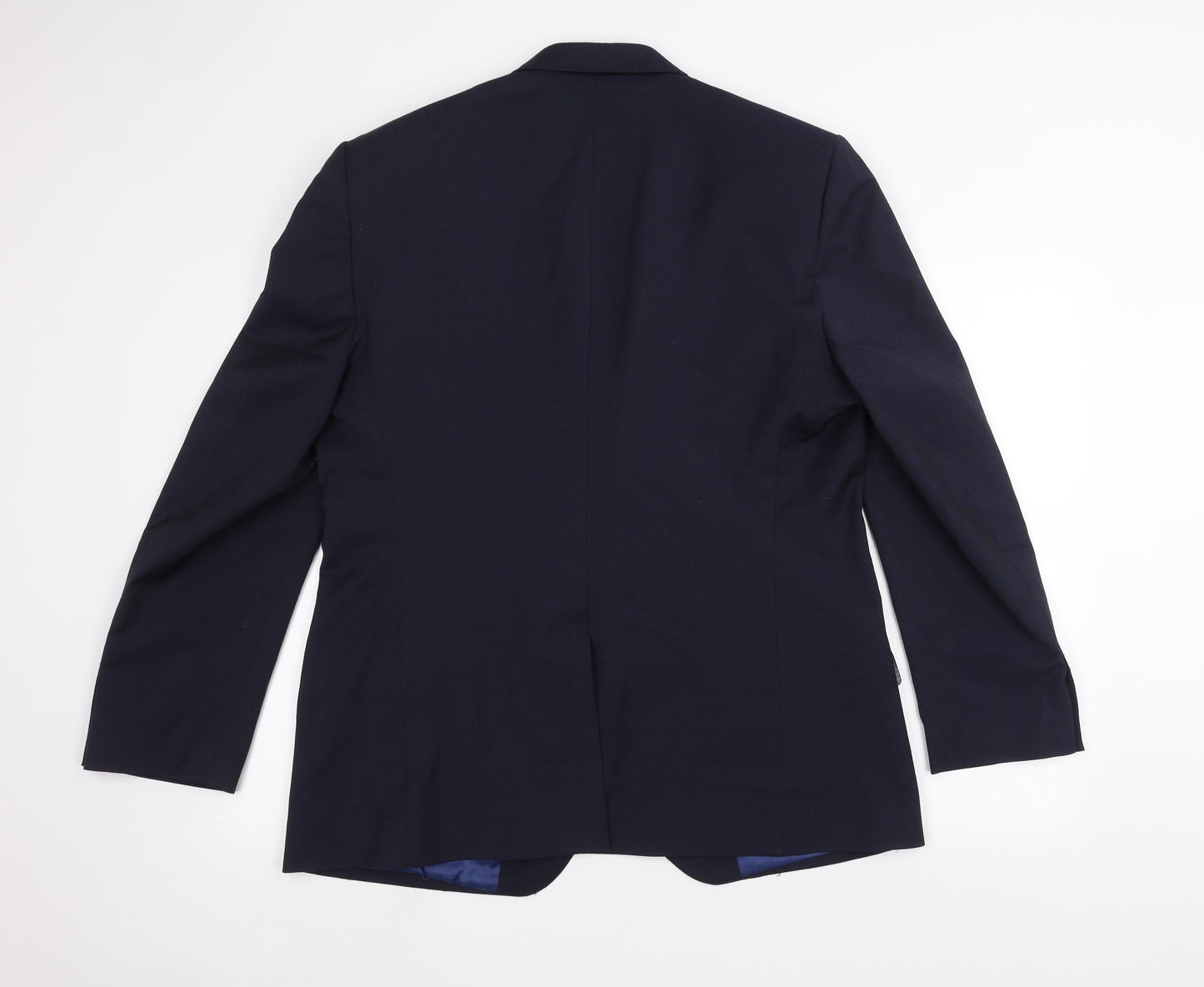 Mens UK Size 42 Marks and Spencer Regular Blue Suit Jacket