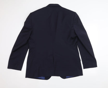 Mens UK Size 42 Marks and Spencer Regular Blue Suit Jacket