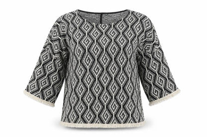 Womens UK Size 12 Preworn Black Pullover Jumper