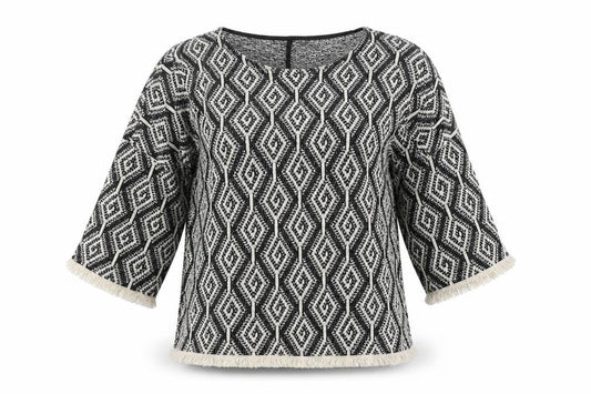 Womens UK Size 12 Preworn Black Pullover Jumper