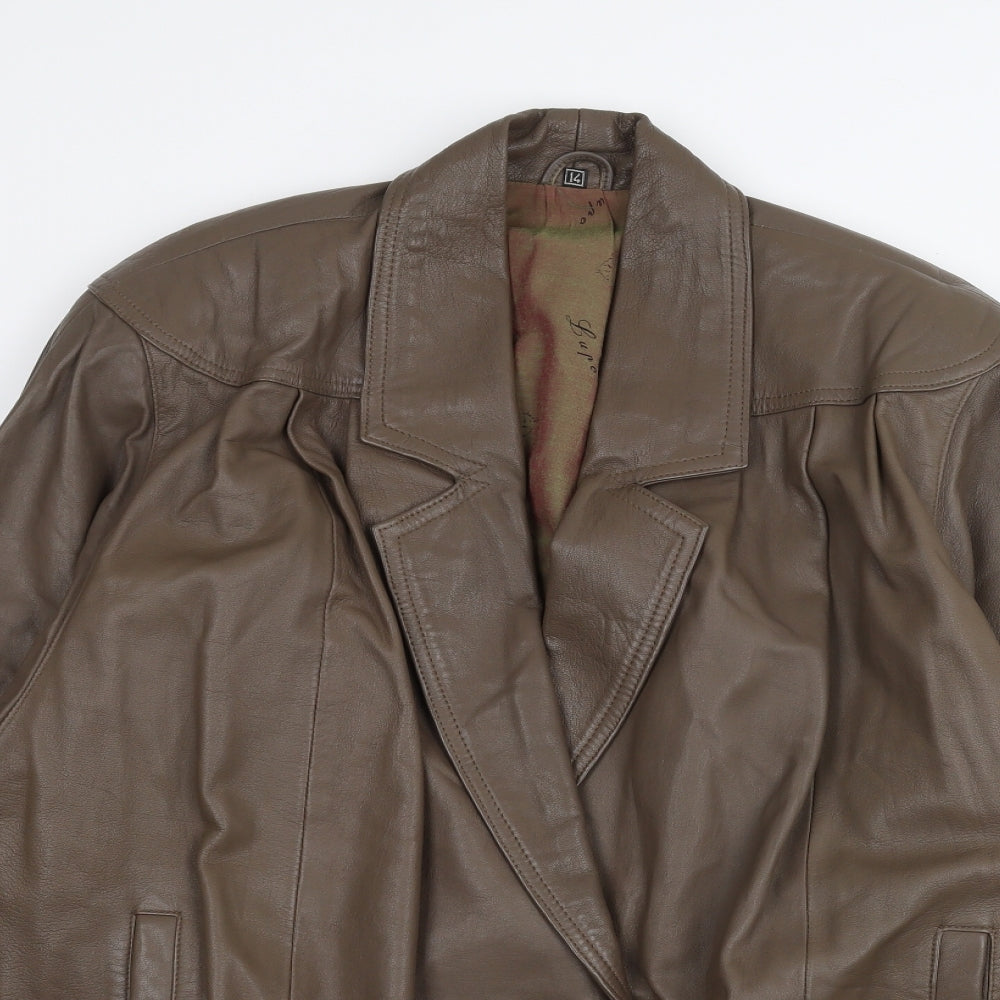 Womens UK Size 14 Preworn Brown Jacket
