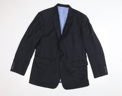 Mens UK Size 38 Preworn Regular Grey Suit Jacket