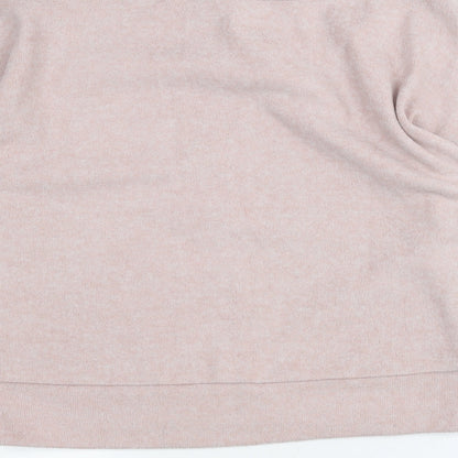 Womens UK Size S New Look Pink Pullover Jumper