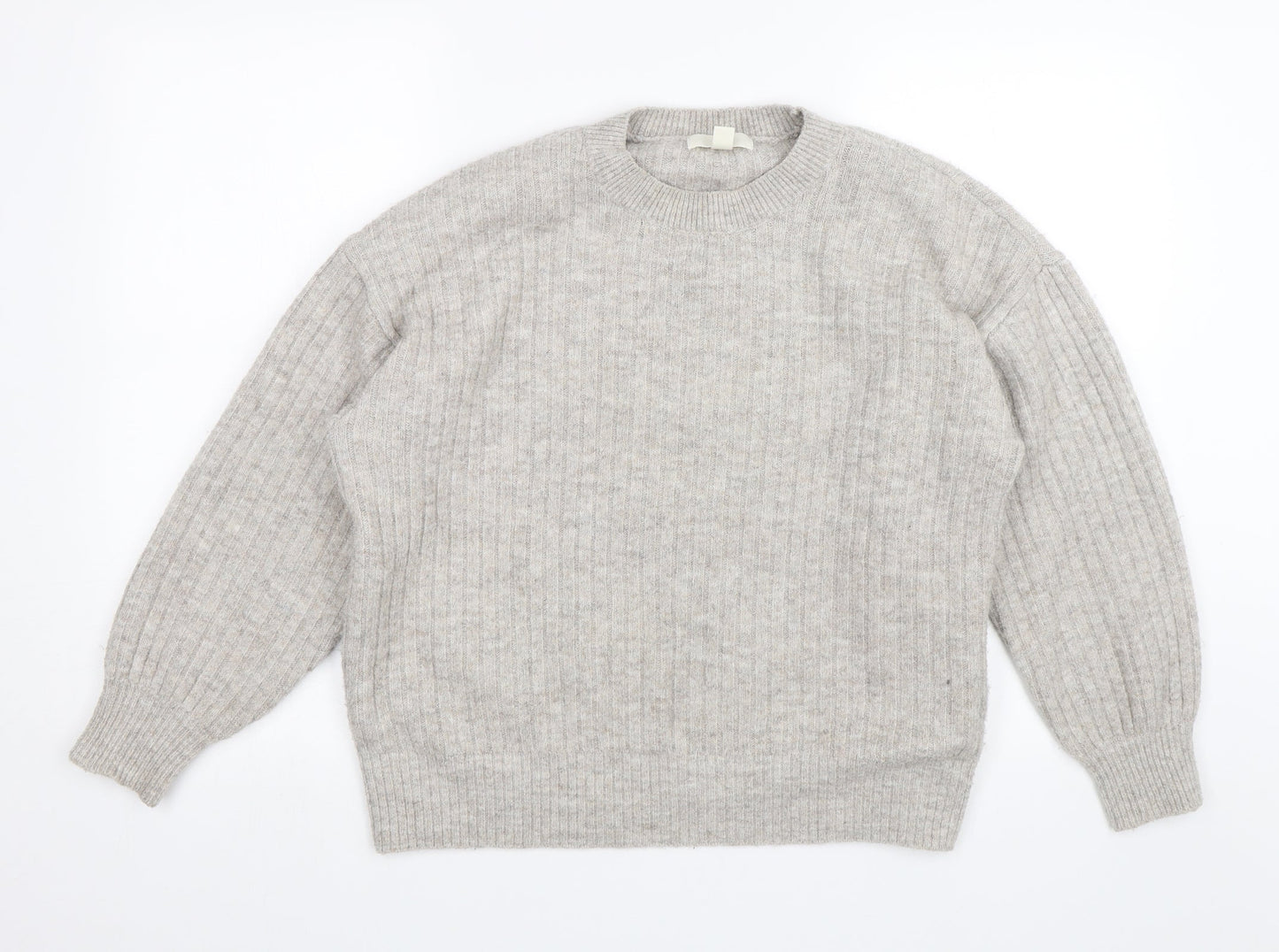 Womens UK Size M H&M Grey Pullover Jumper