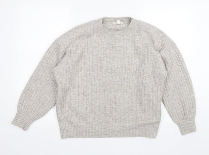 Womens UK Size M H&M Grey Pullover Jumper