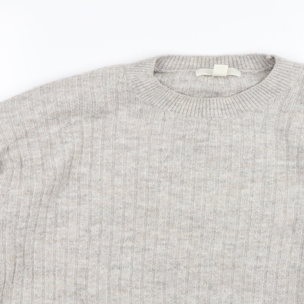 Womens UK Size M H&M Grey Pullover Jumper