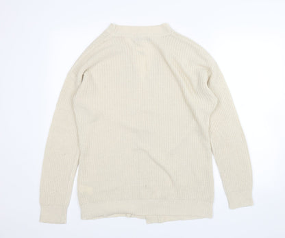 Boohoo Womens Beige   Cardigan Jumper Size S