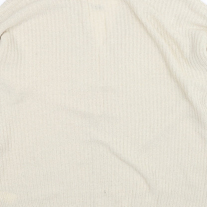 Boohoo Womens Beige   Cardigan Jumper Size S