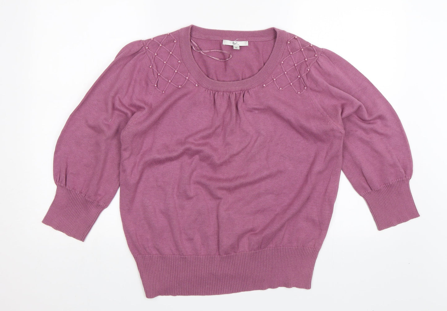 Womens UK Size XL Klass Collection Pink Pullover Jumper