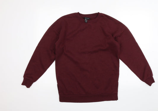 Womens UK Size 8 New Look Red Pullover Jumper