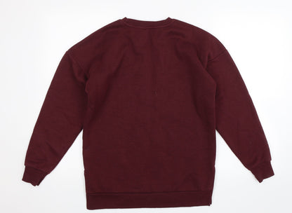 Womens UK Size 8 New Look Red Pullover Jumper