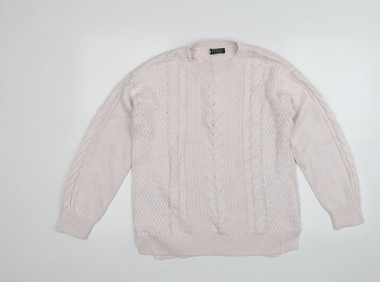 Avenue Womens Pink   Pullover Jumper Size 18